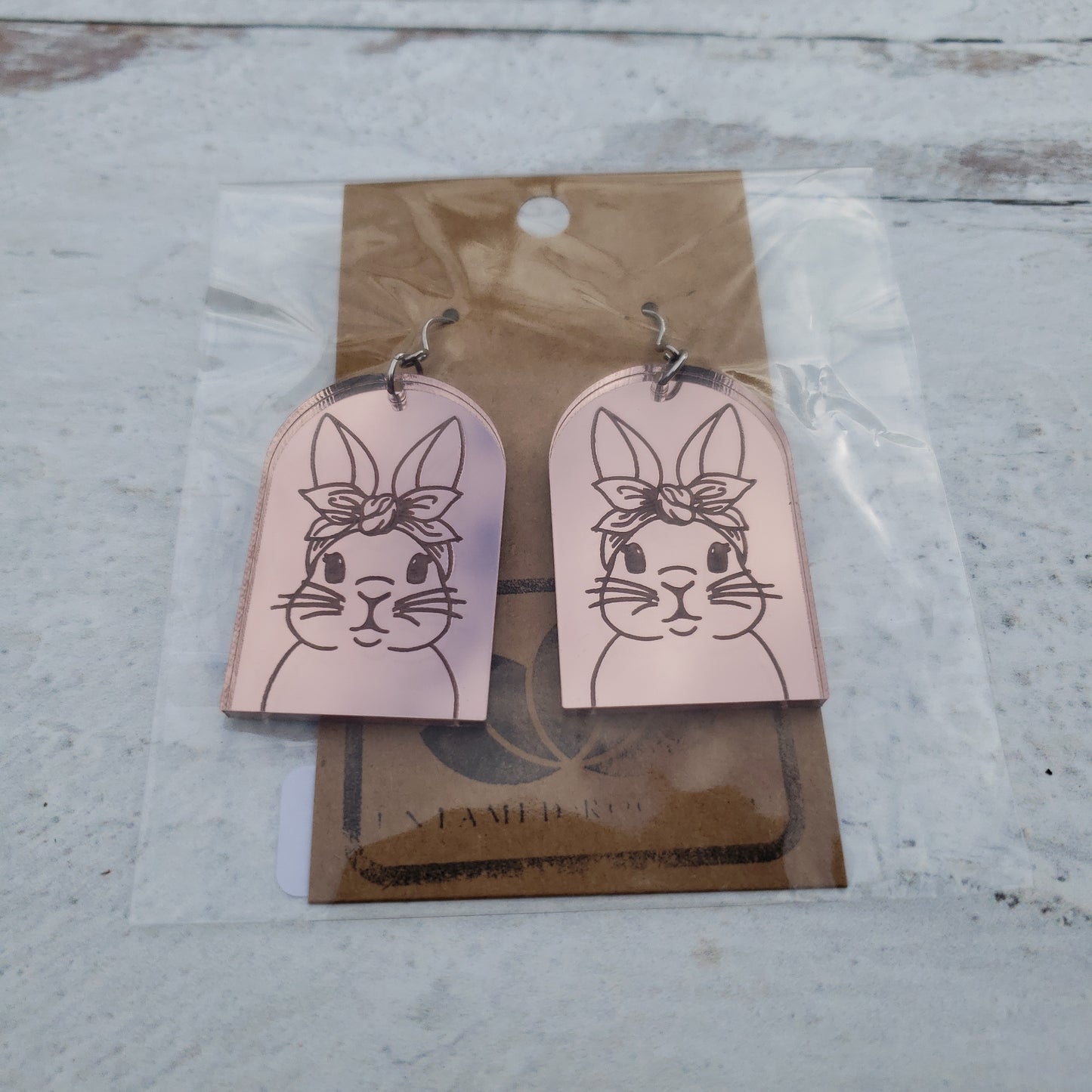 Rose Gold Headband Bunnies