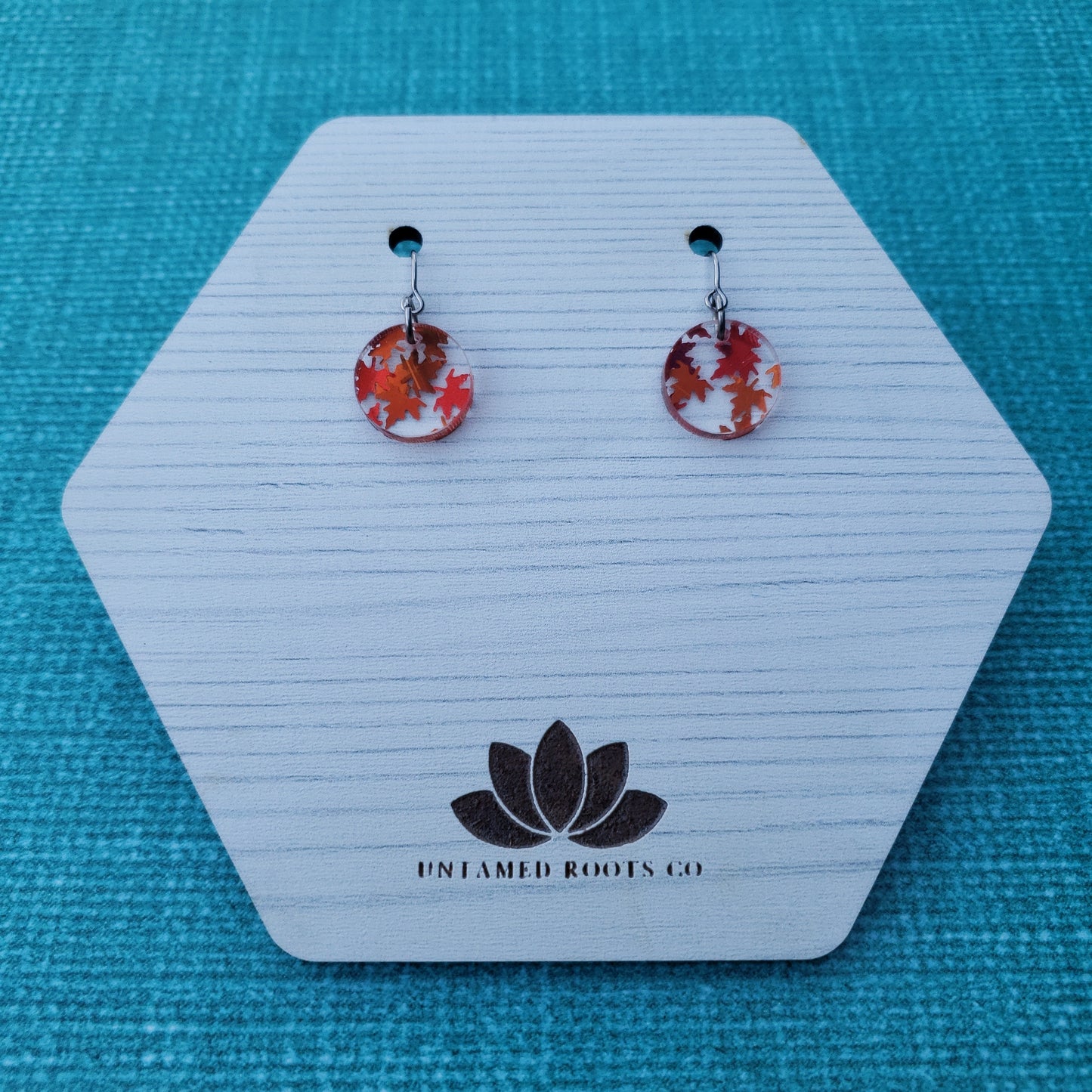 Orange Falling Leaf Earrings (8 styles)