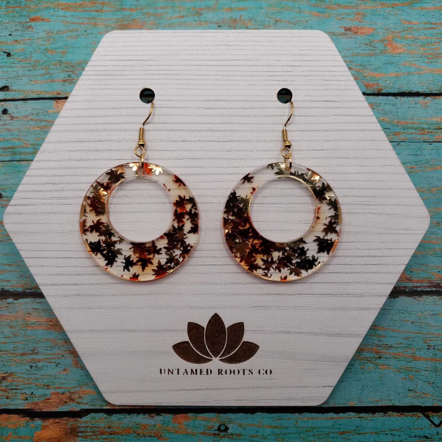 Golden Falling Leaf Earrings (8 styles)