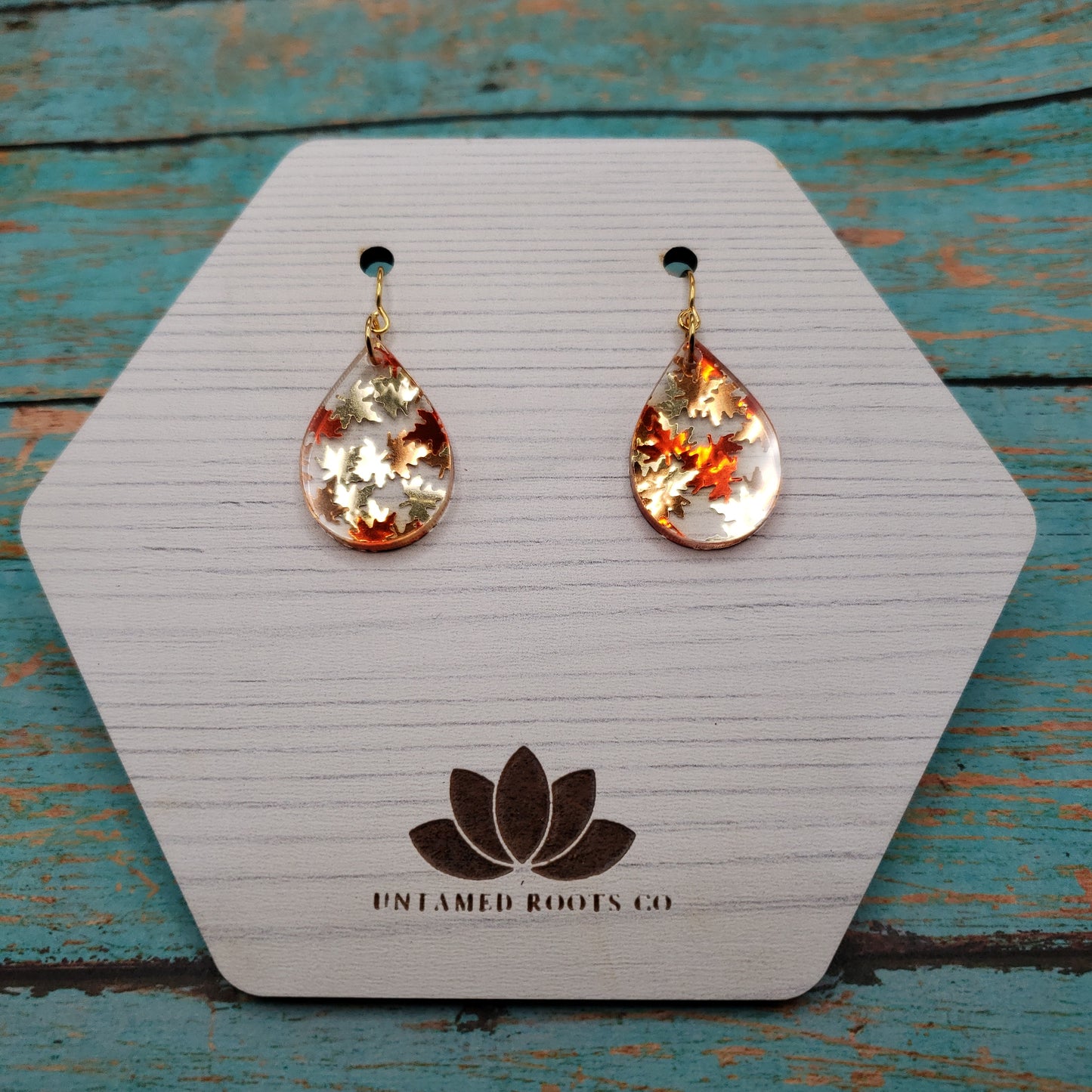 Golden Falling Leaf Earrings (8 styles)