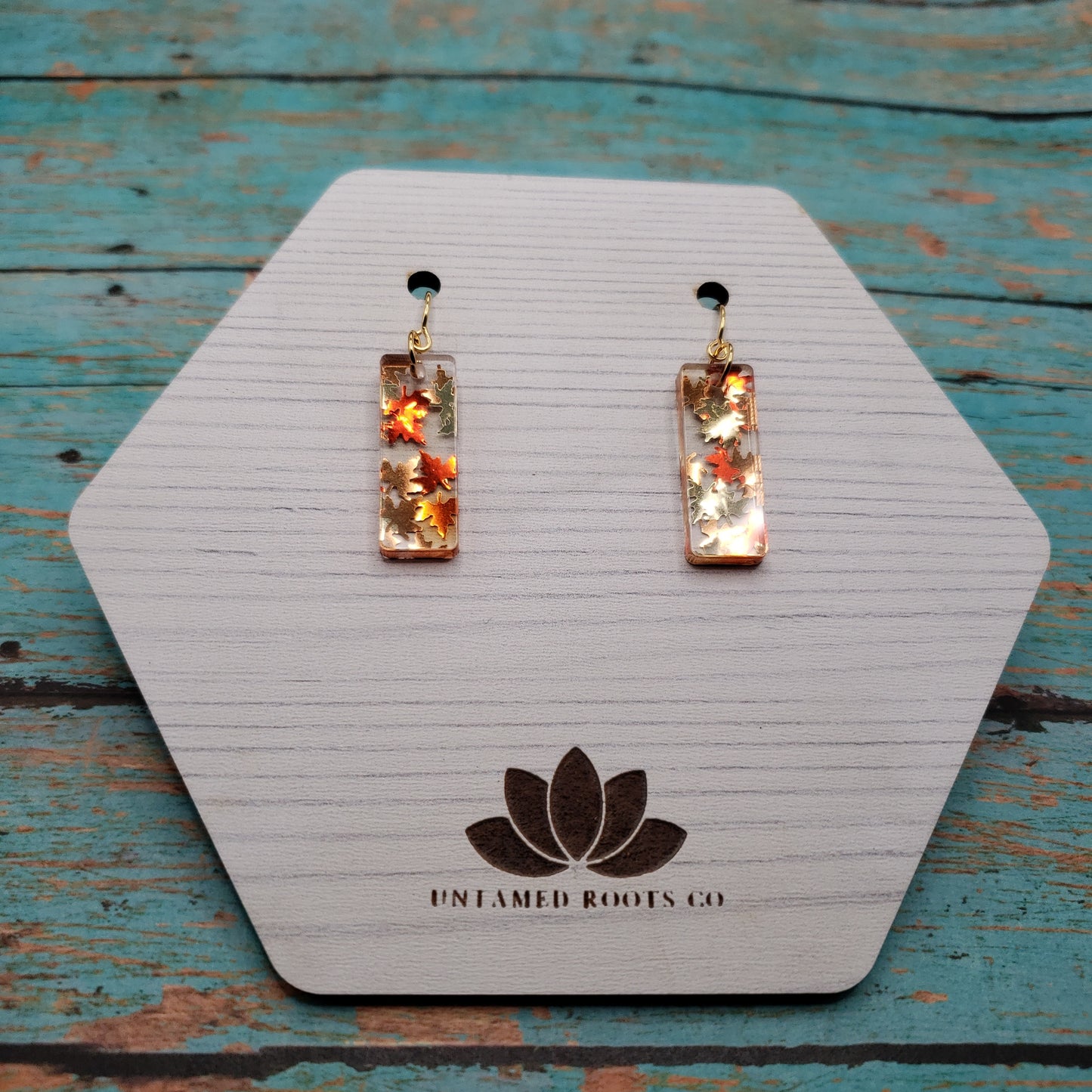 Golden Falling Leaf Earrings (8 styles)