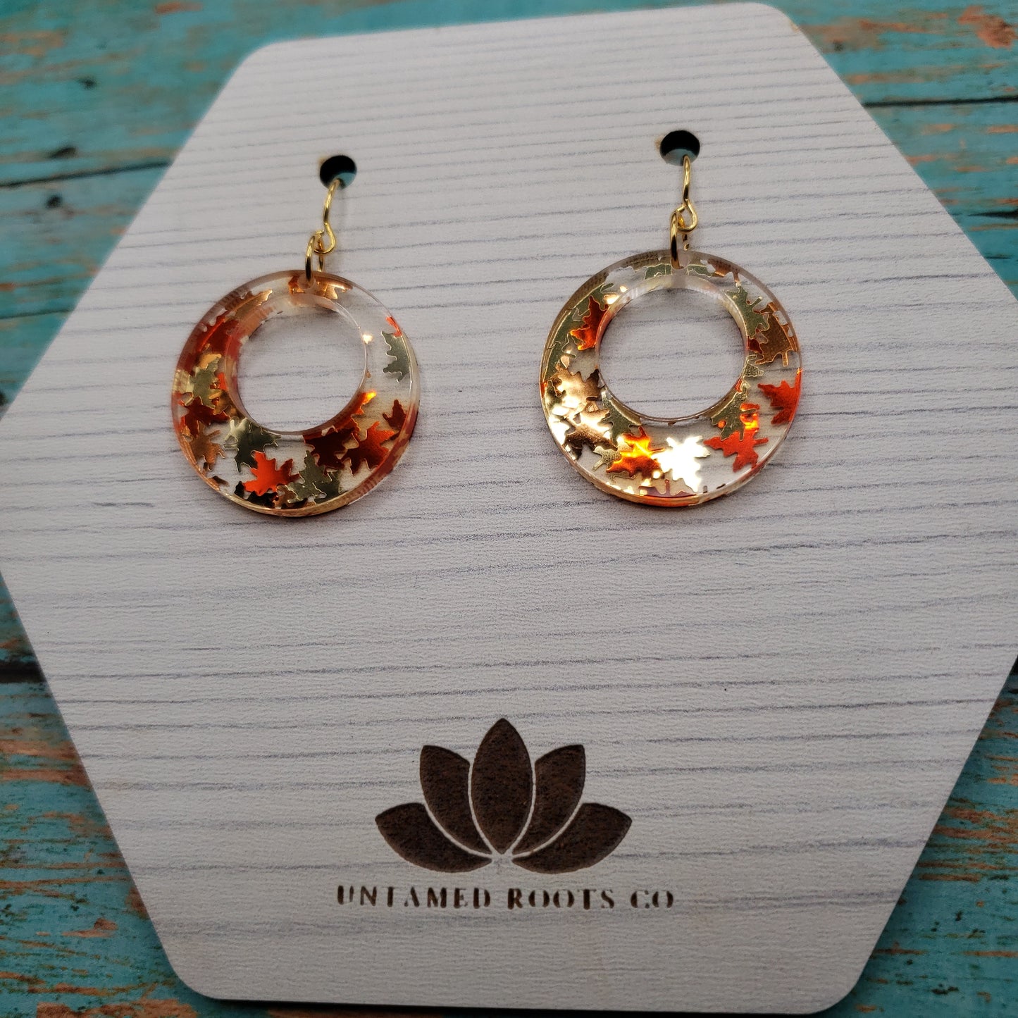 Golden Falling Leaf Earrings (8 styles)