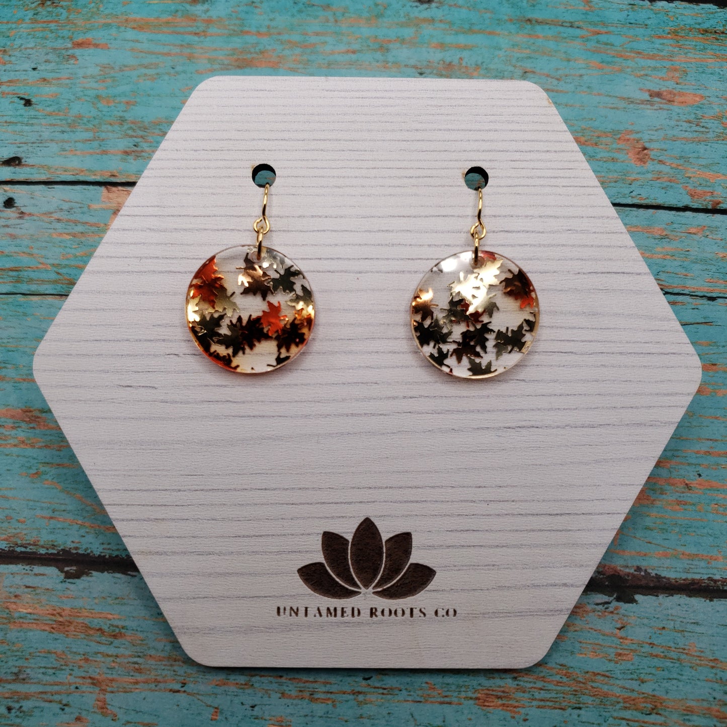 Golden Falling Leaf Earrings (8 styles)