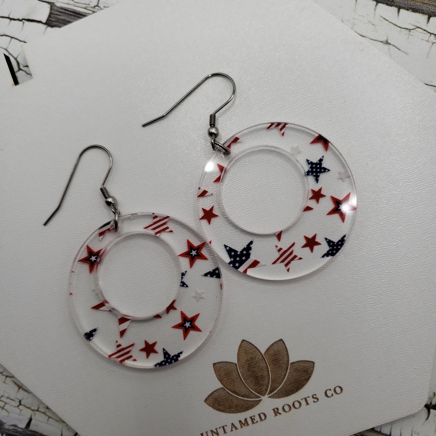 Patriotic Stars Earrings (8 styles)