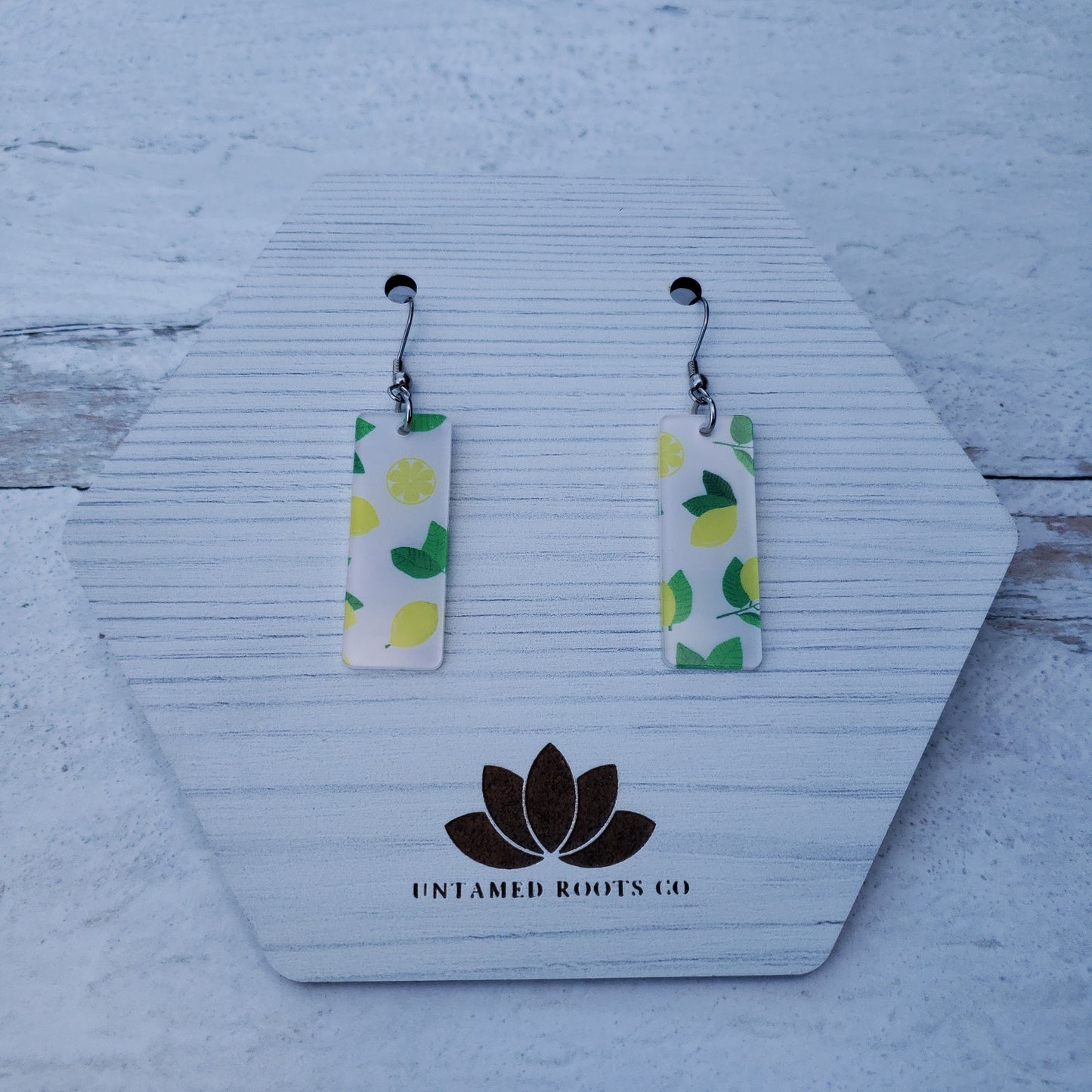 Lemon Print Earrings (8 styles)