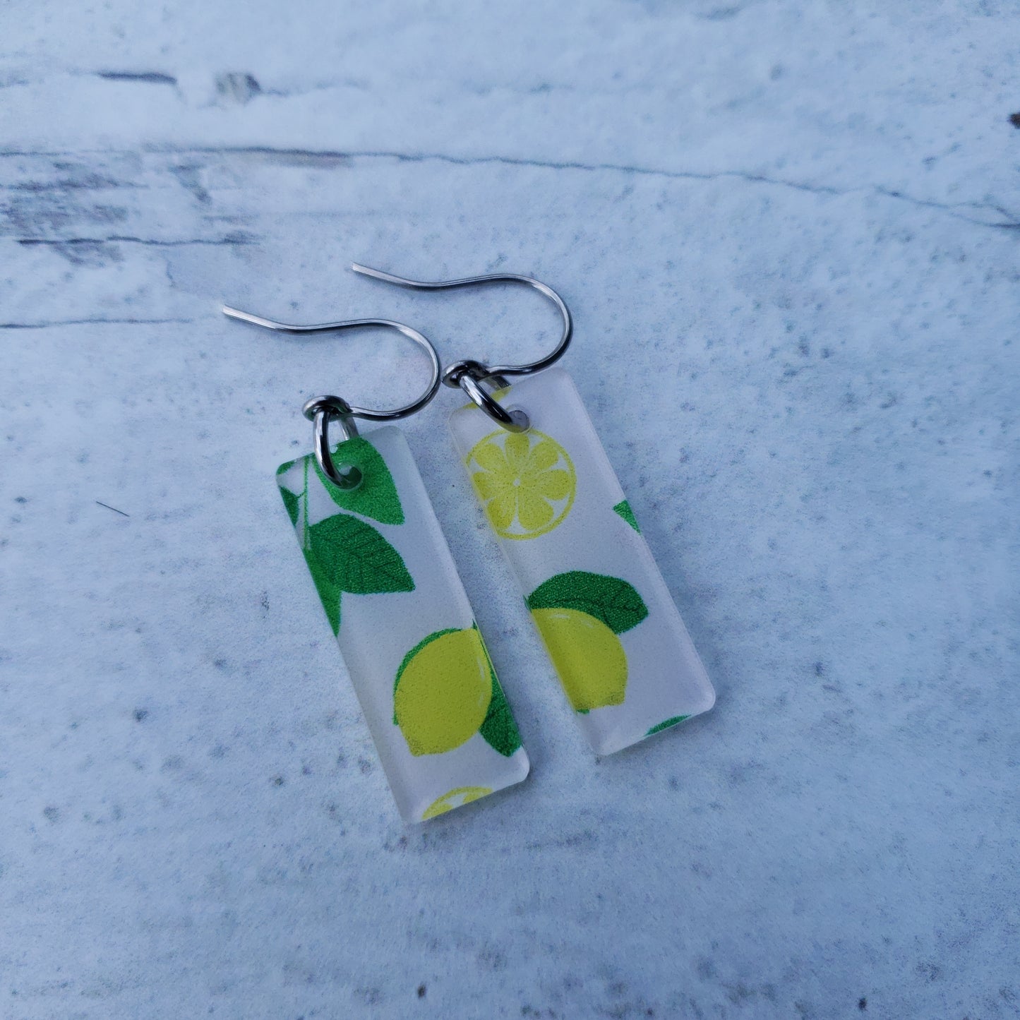 Lemon Print Earrings (8 styles)