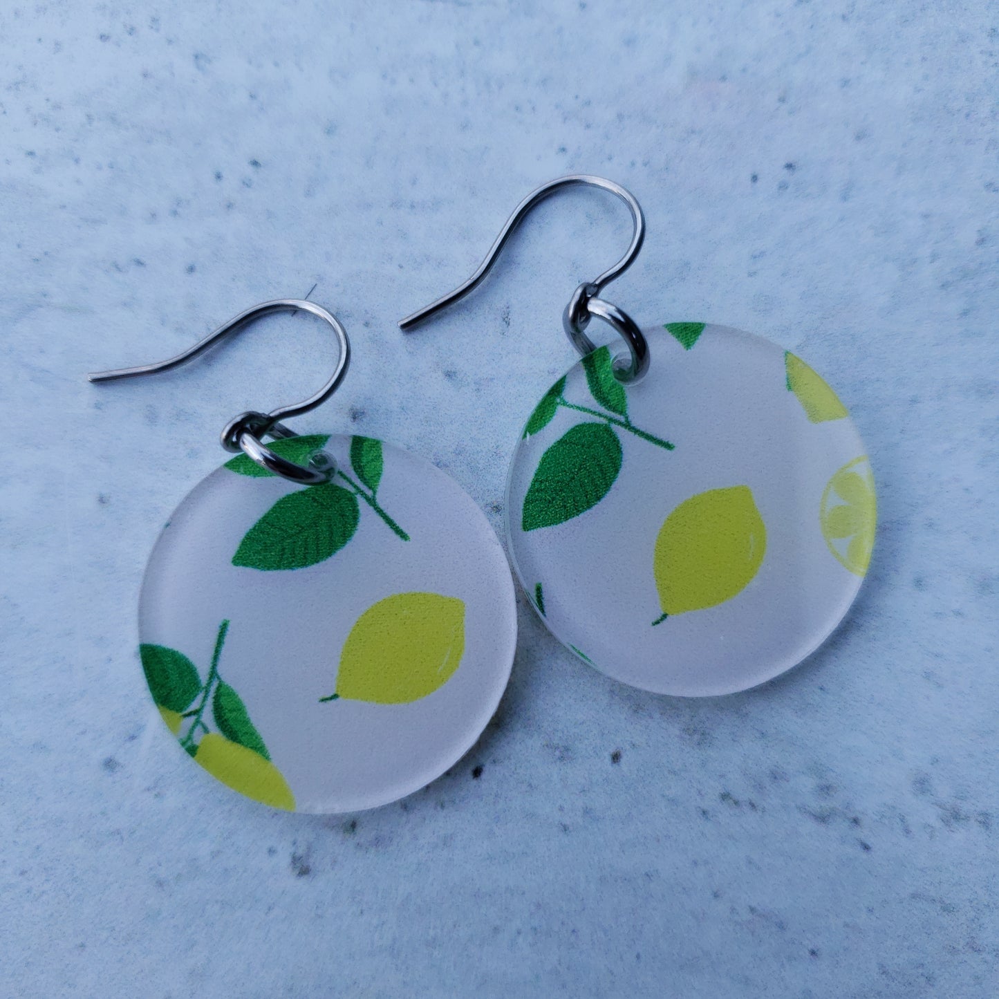 Lemon Print Earrings (8 styles)