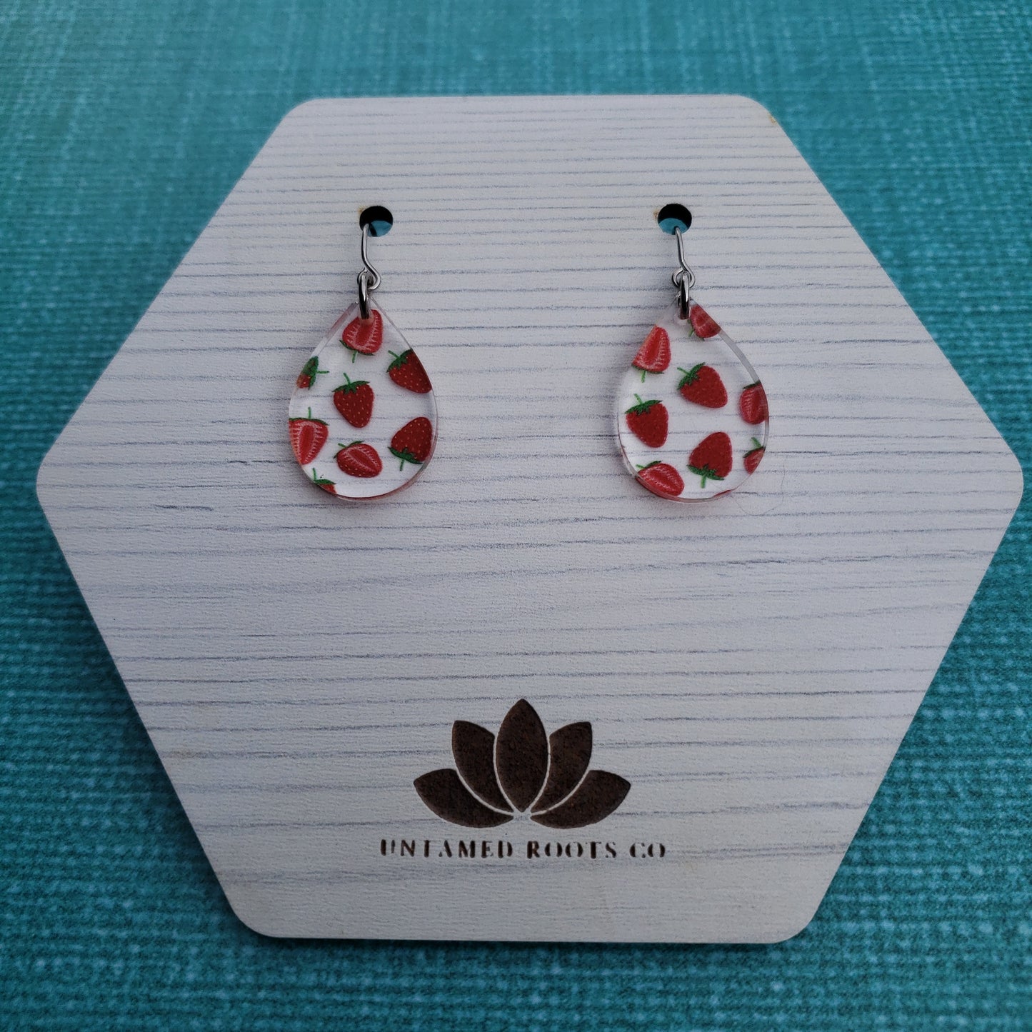 Strawberry Print Earrings (8 styles)