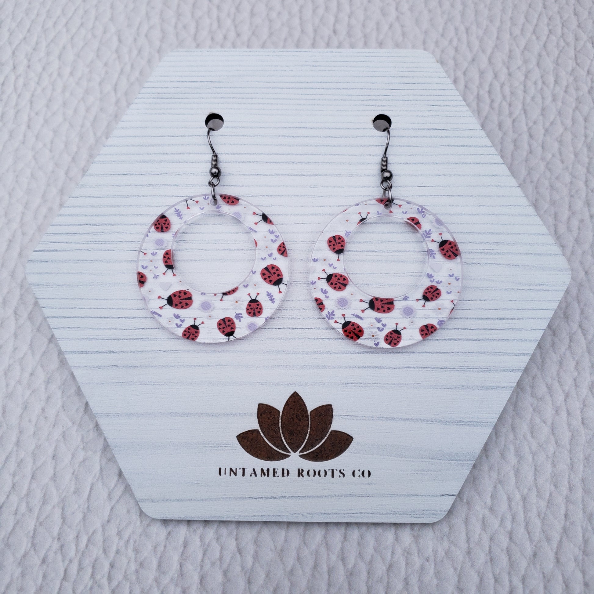 Lovely Lady Bug Earrings