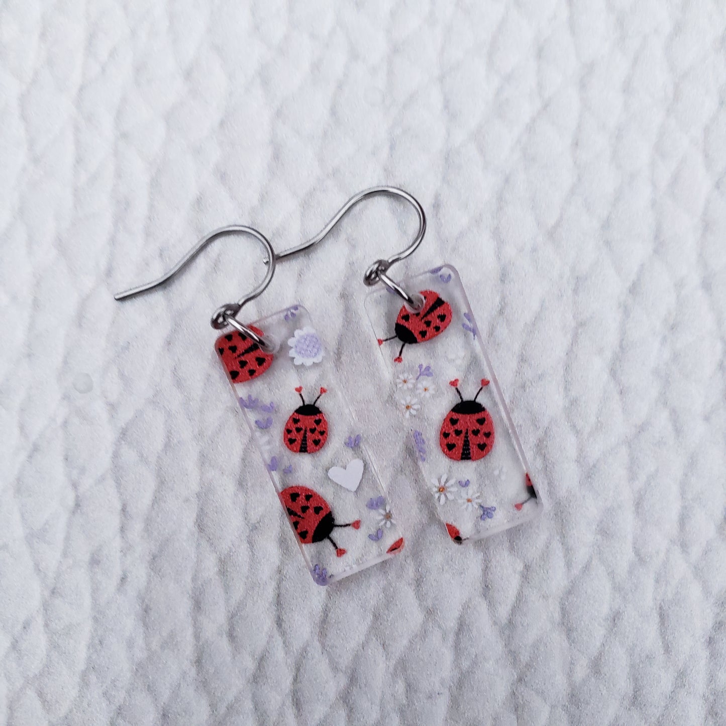 Lovely Lady Bug Earrings