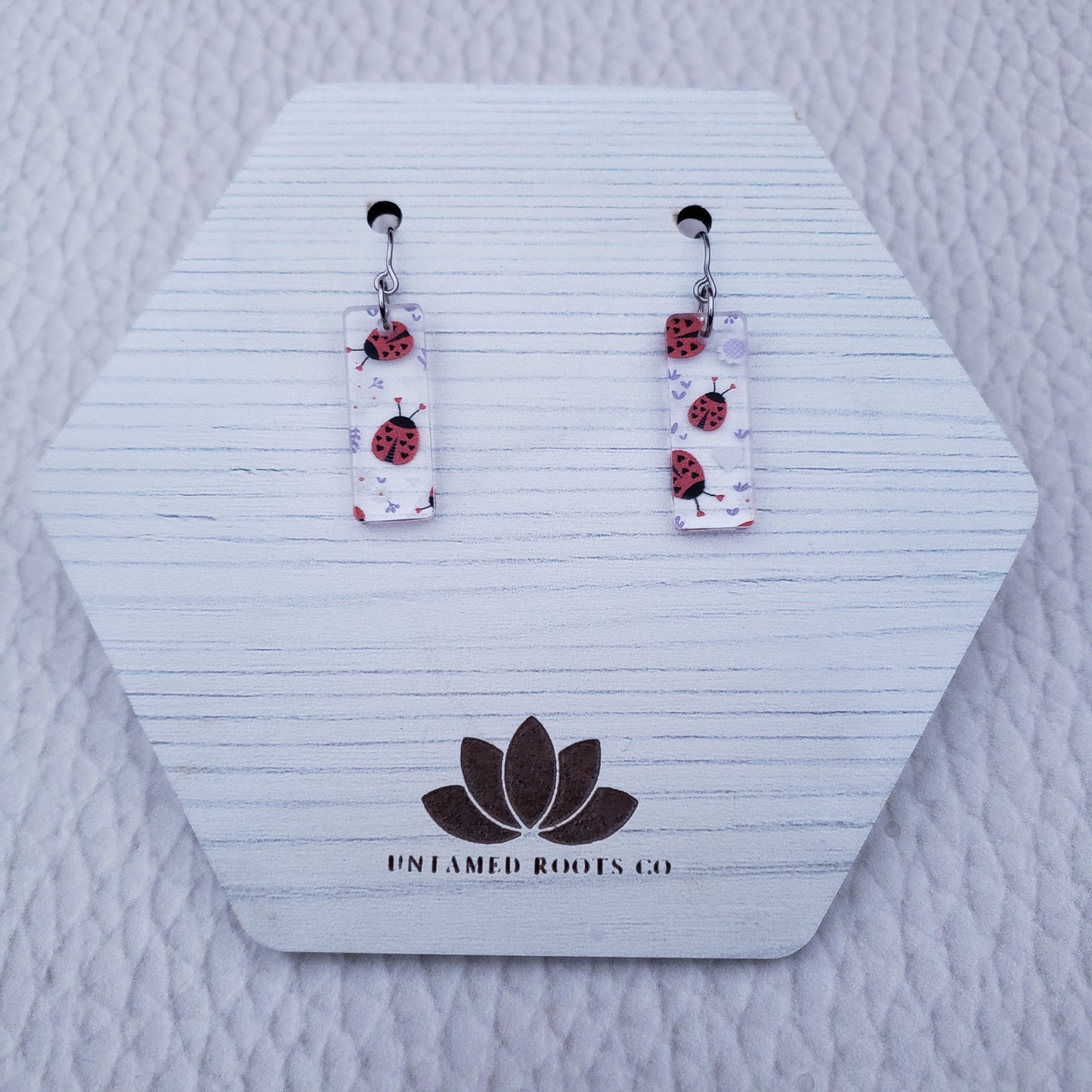 Lovely Lady Bug Earrings