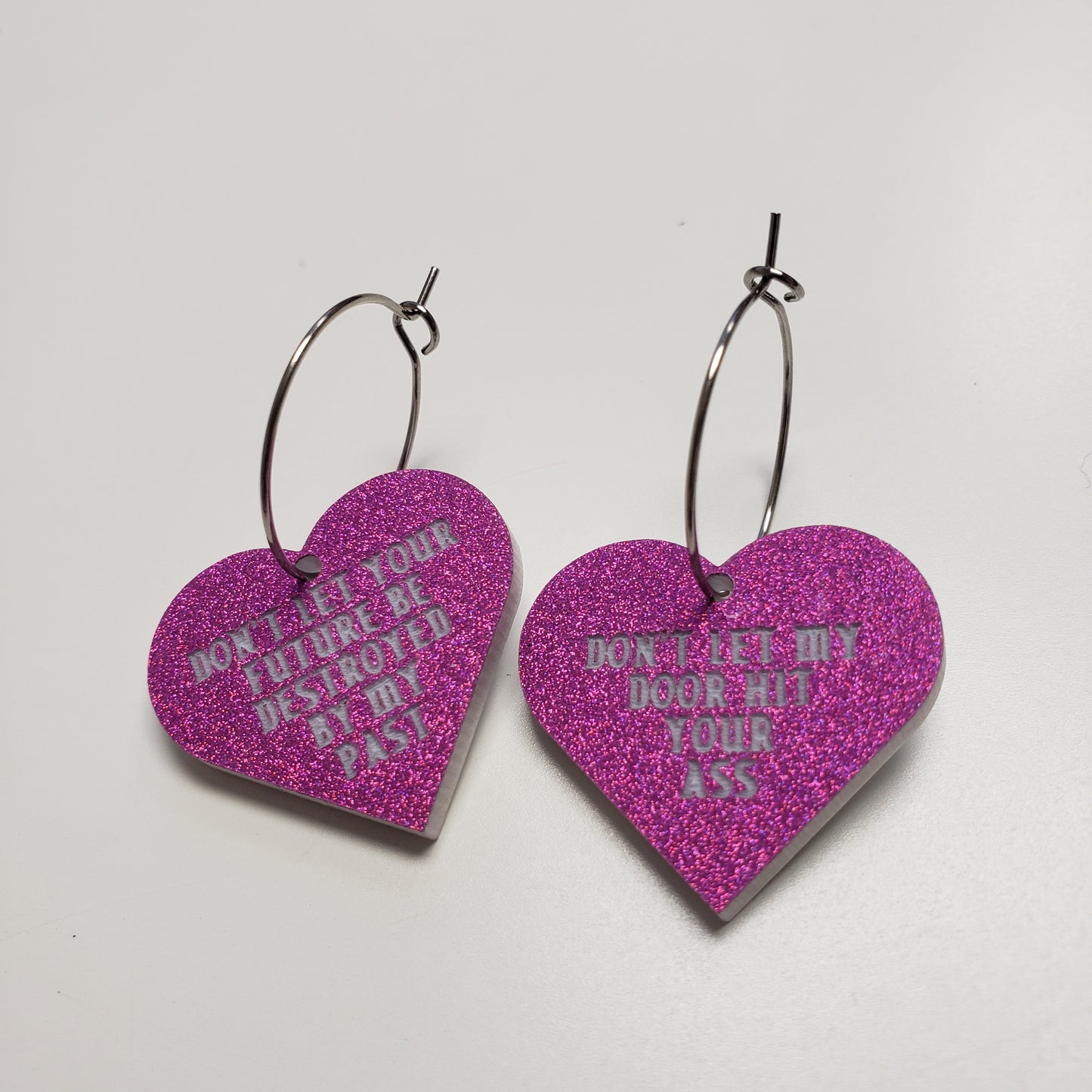 Lyric Earrings- Blink 182 Dont Leave Me