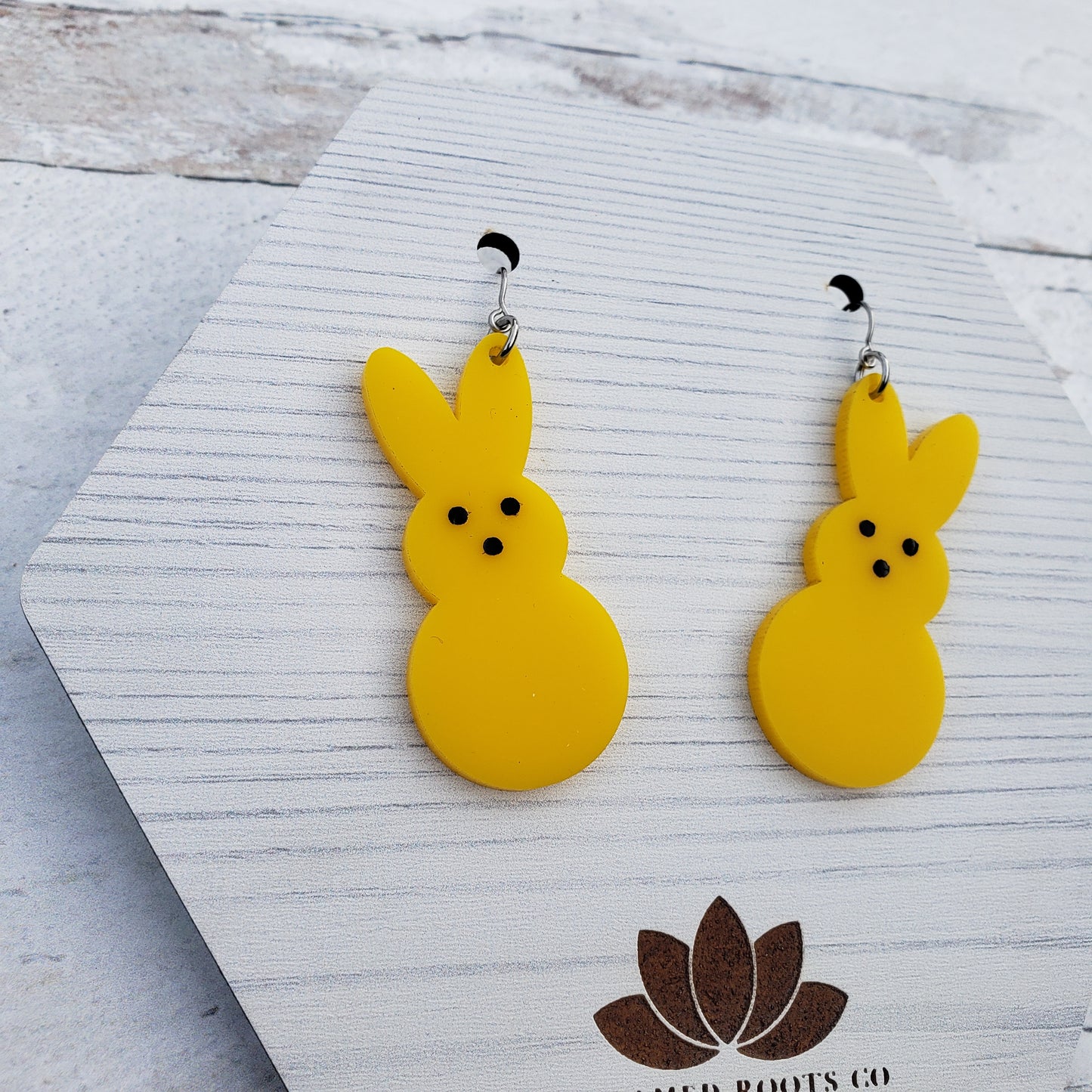 Marshmallow Bunny Dangle Earrings (5 Styles)