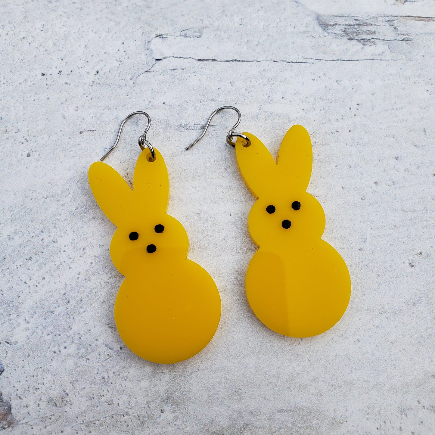 Marshmallow Bunny Dangle Earrings (5 Styles)