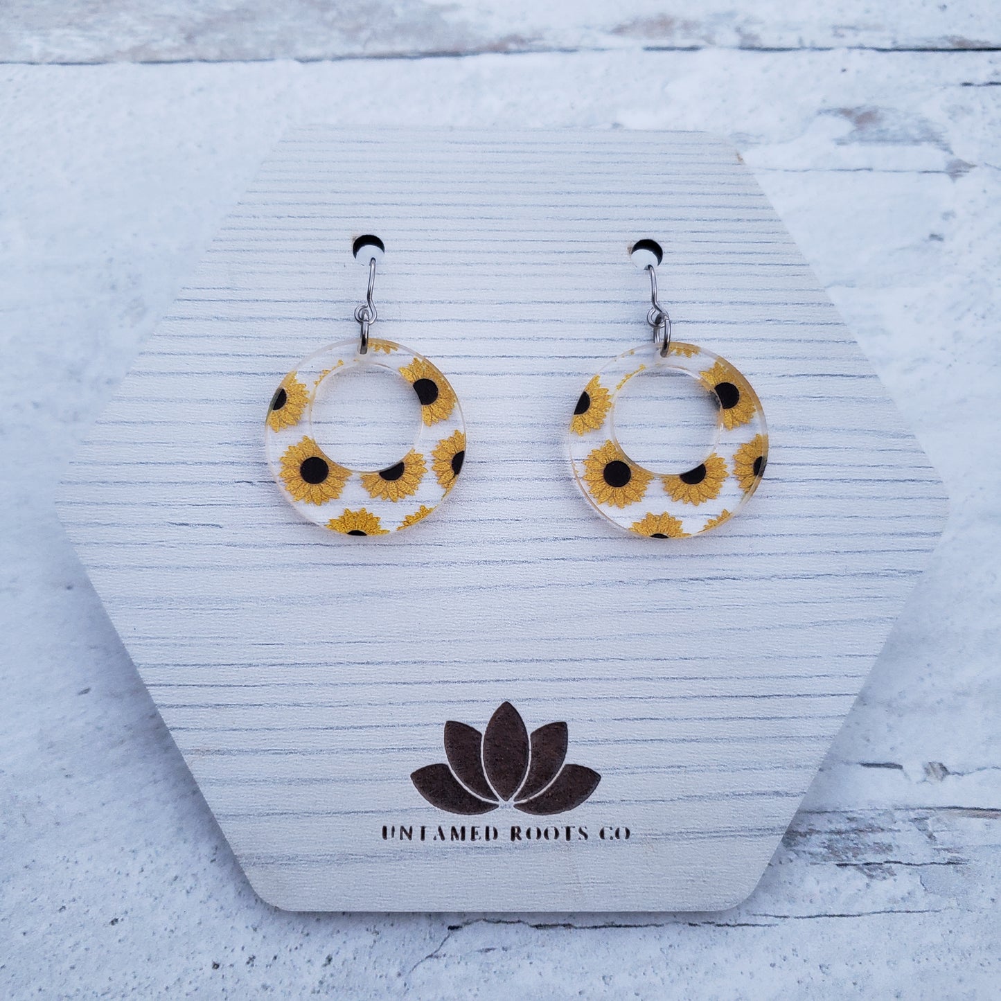 Sunflower Earrings