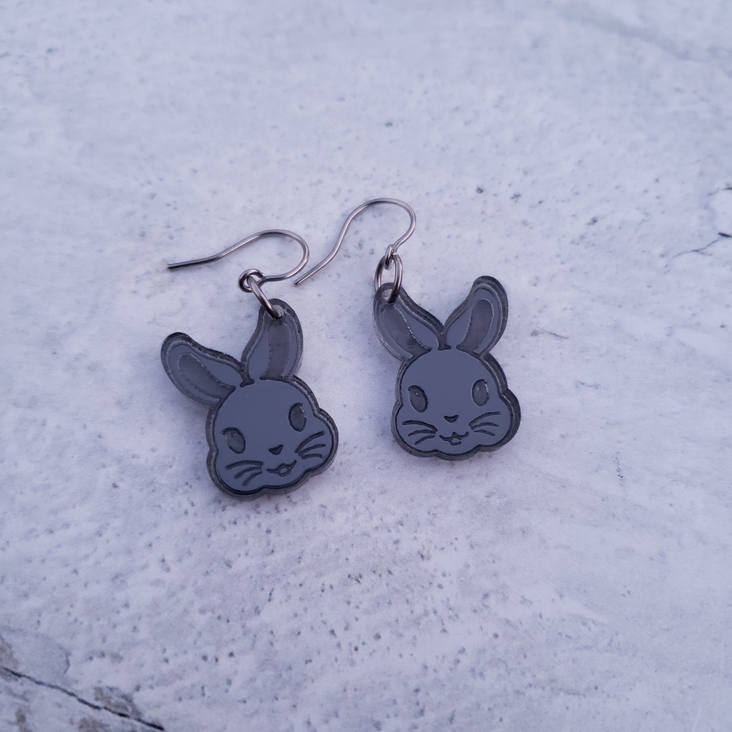 Small Bunny Dangle Earrings (3 Styles)