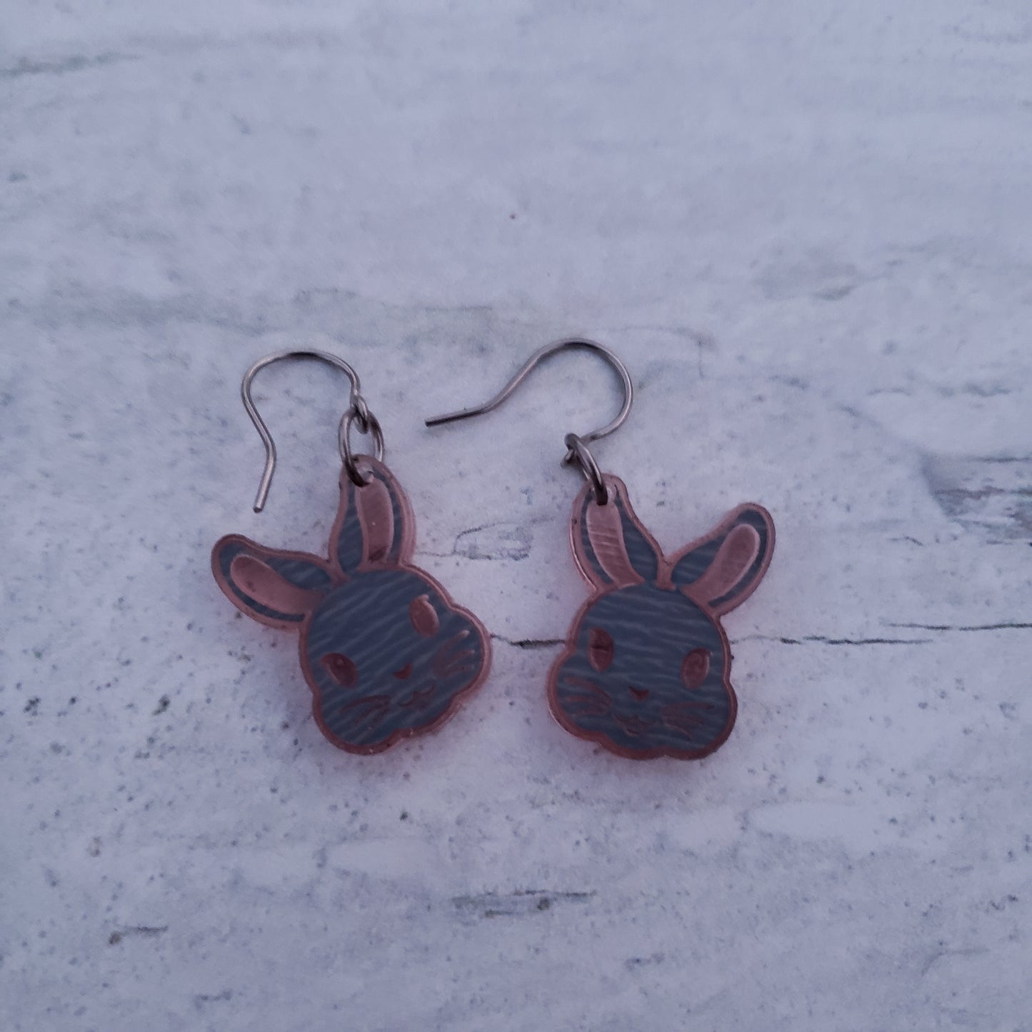 Small Bunny Dangle Earrings (3 Styles)