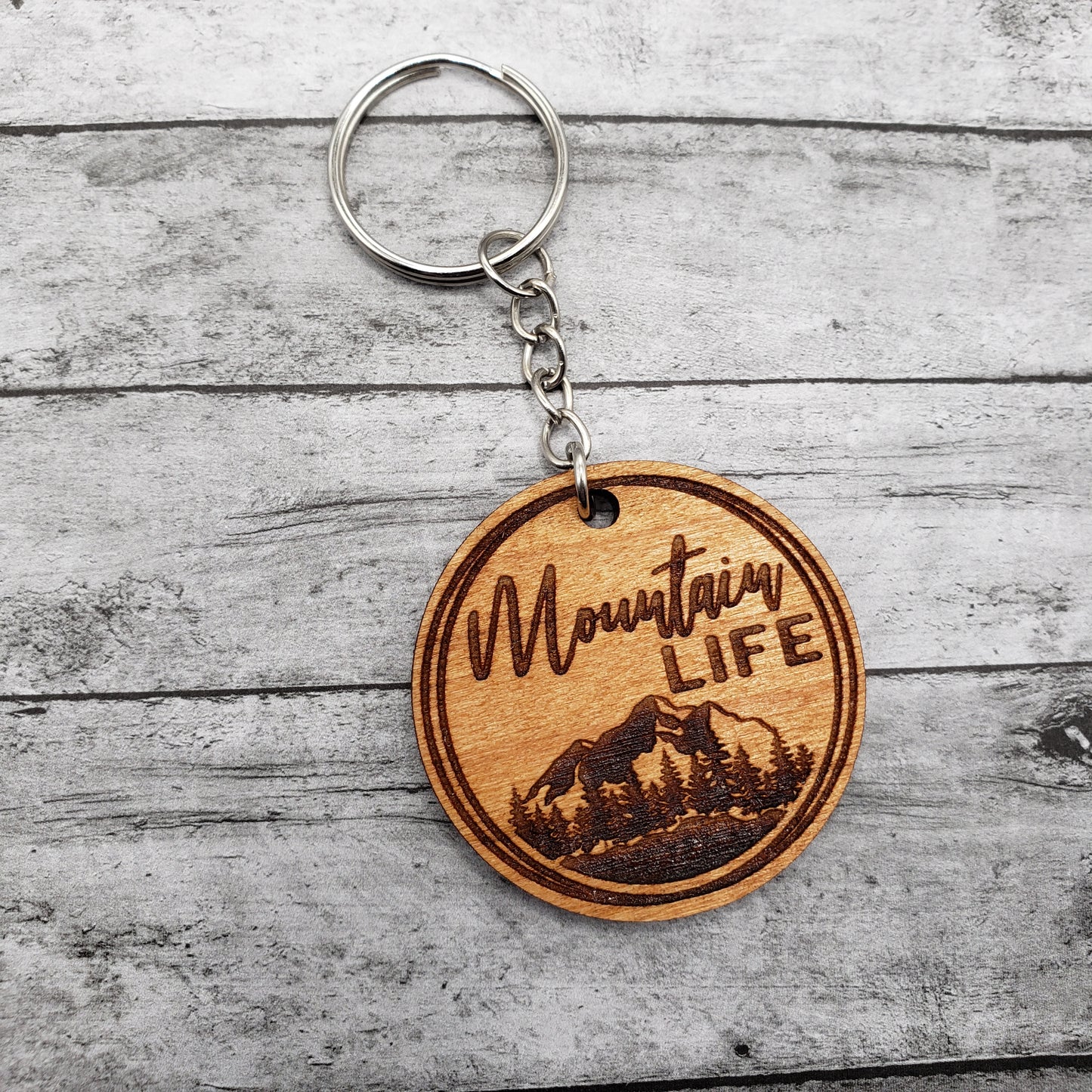 Mountain Life Keychain