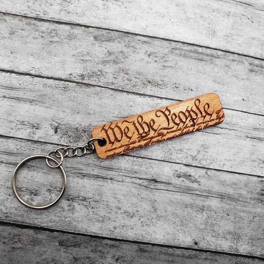 We The People Keychain