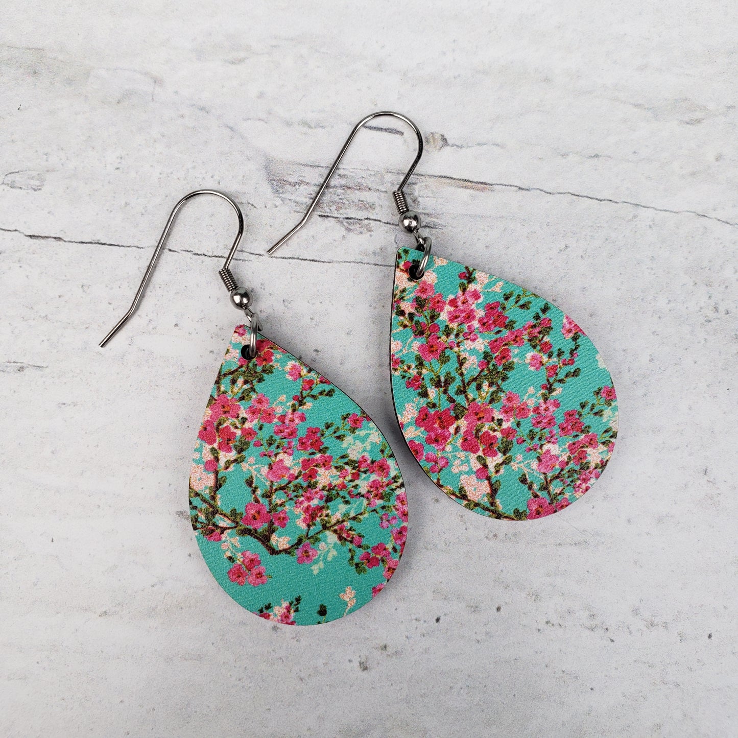 Cherry Blossom Floral Earrings (8 styles)