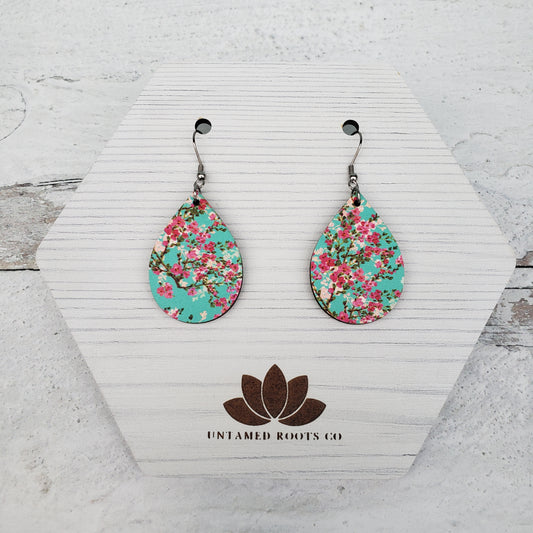 Cherry Blossom Floral Earrings (8 styles)