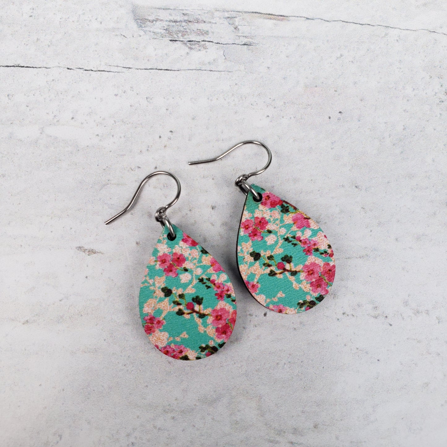 Cherry Blossom Floral Earrings (8 styles)