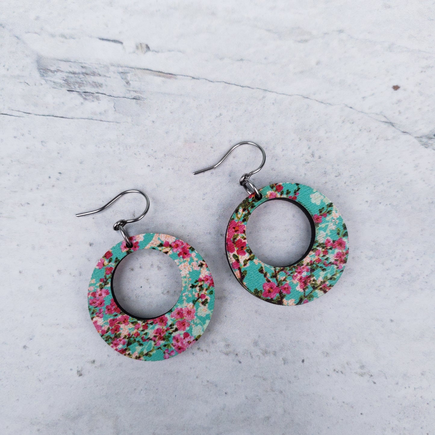 Cherry Blossom Floral Earrings (8 styles)