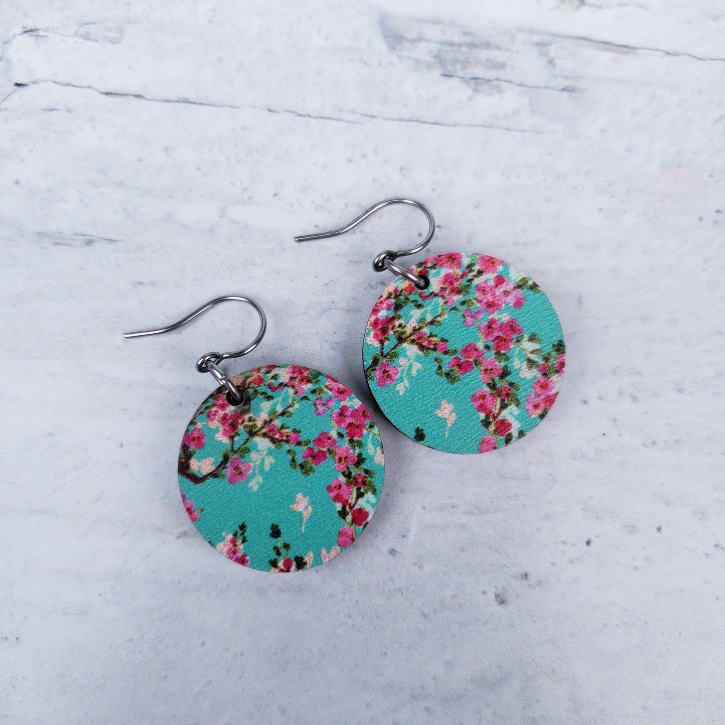 Cherry Blossom Floral Earrings (8 styles)