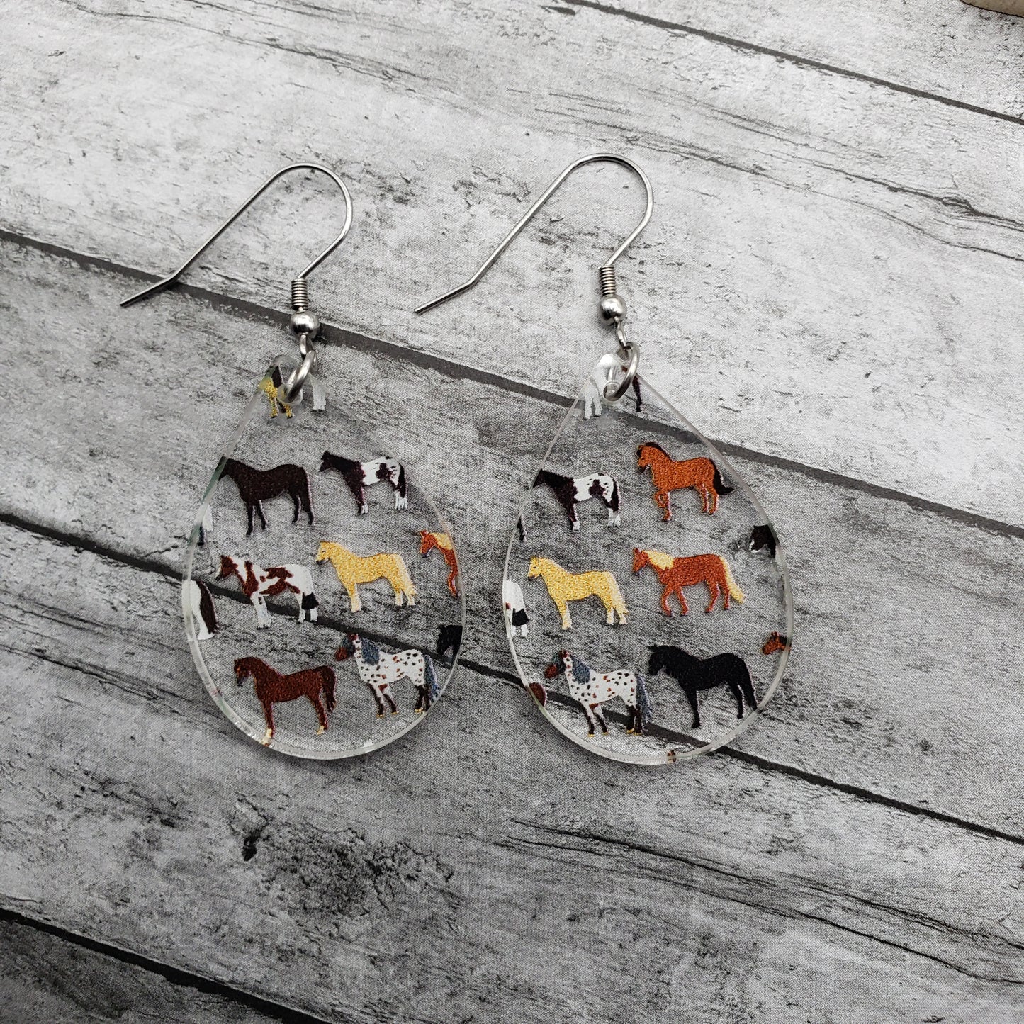 Horse Print Earrings (8 styles)