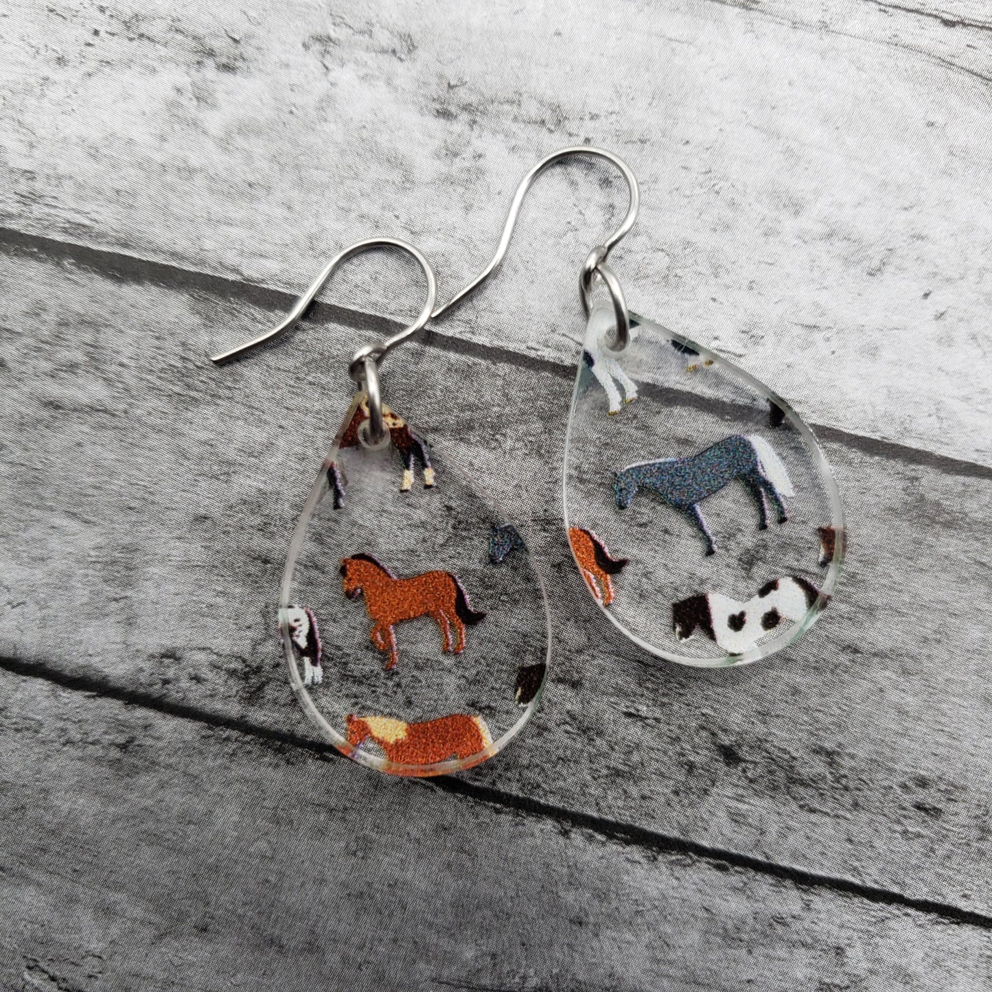 Horse Print Earrings (8 styles)