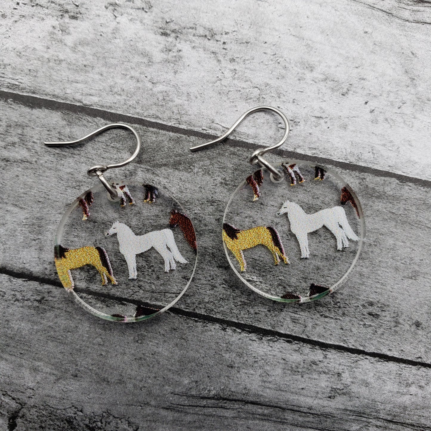 Horse Print Earrings (8 styles)