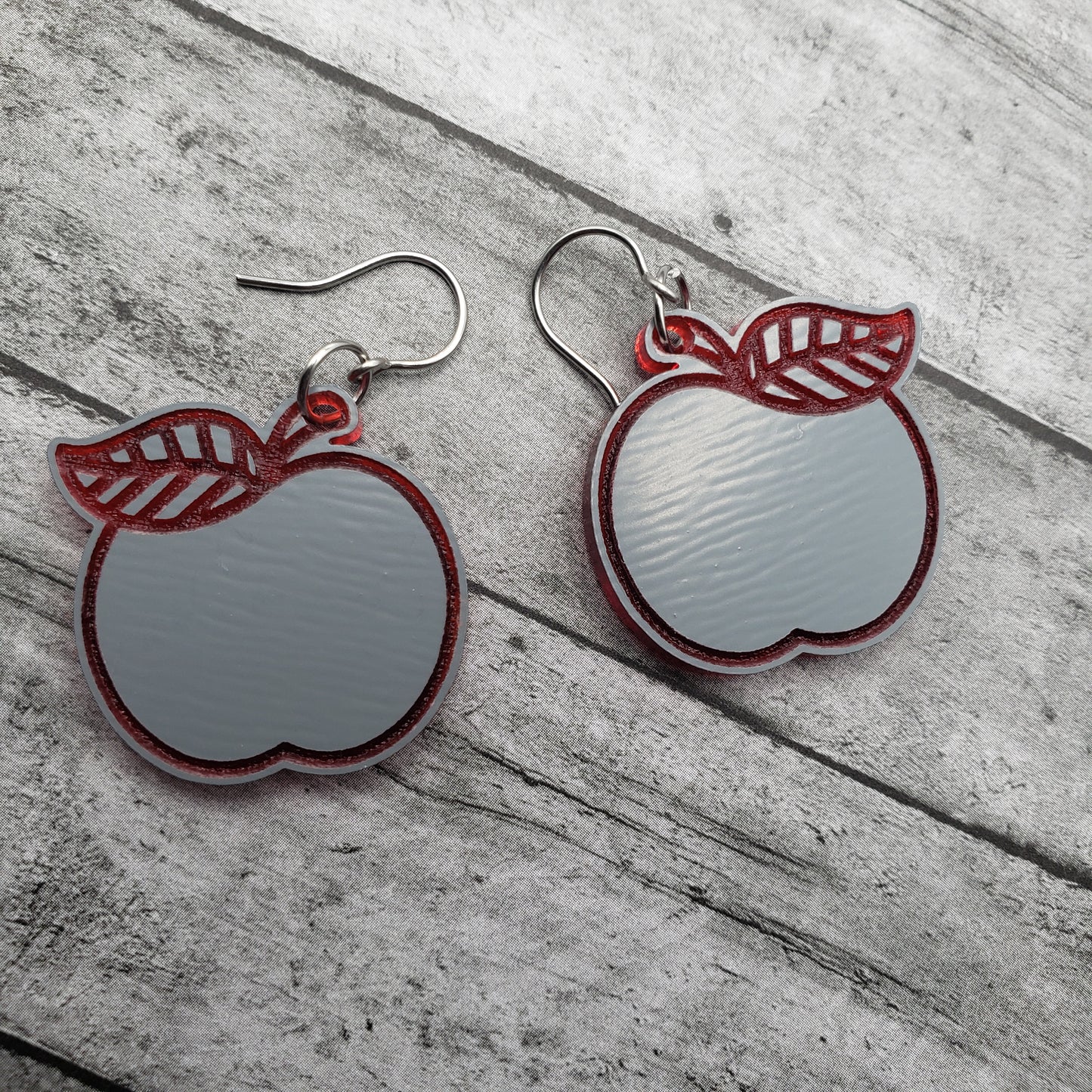 Mirror Apple Earrings