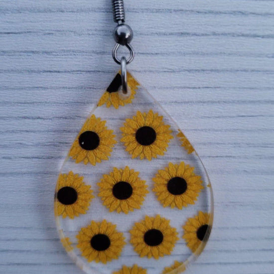 Sunflower Earrings